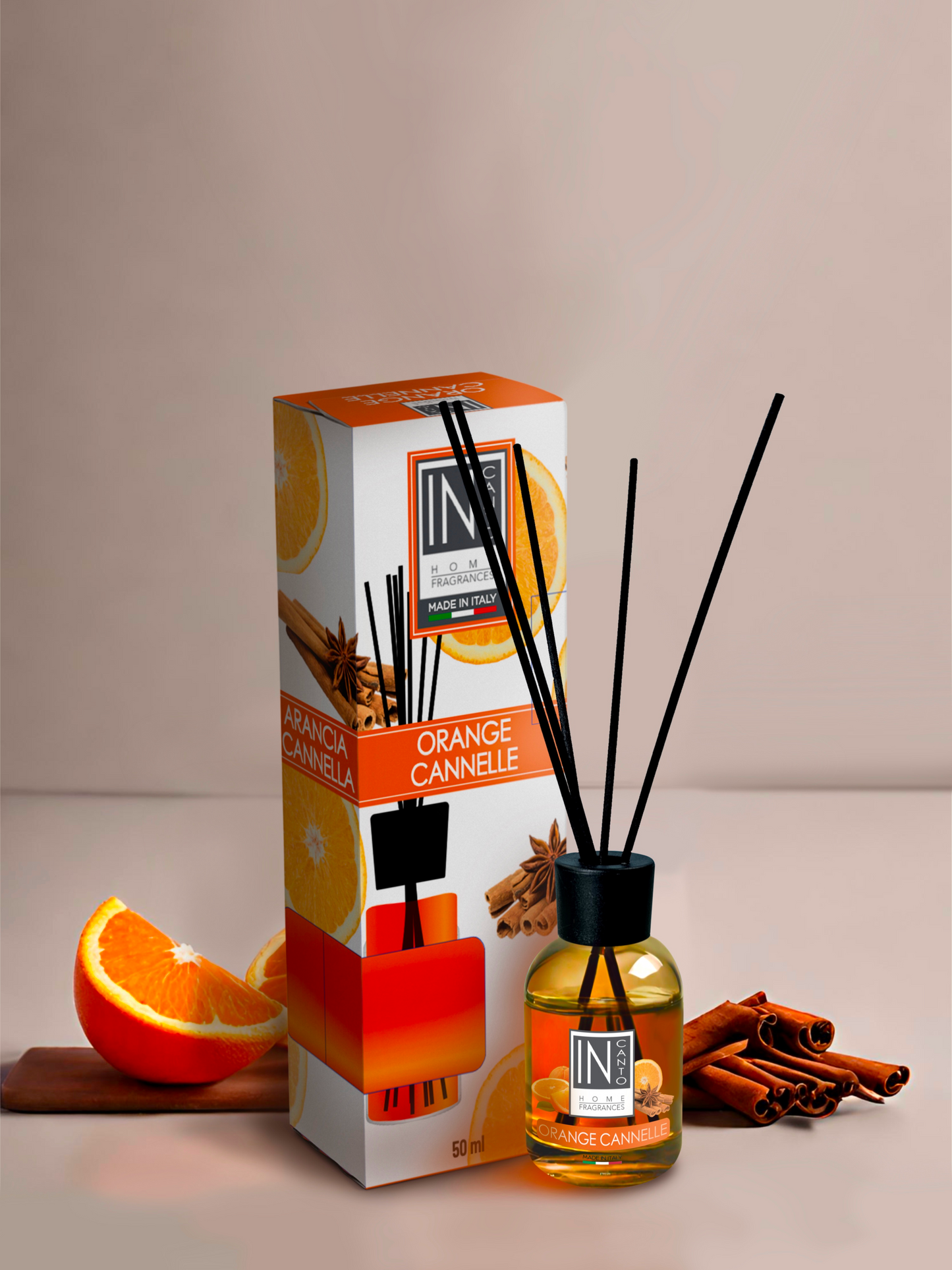 Diffuseur d'arome orange cannelle In canto.