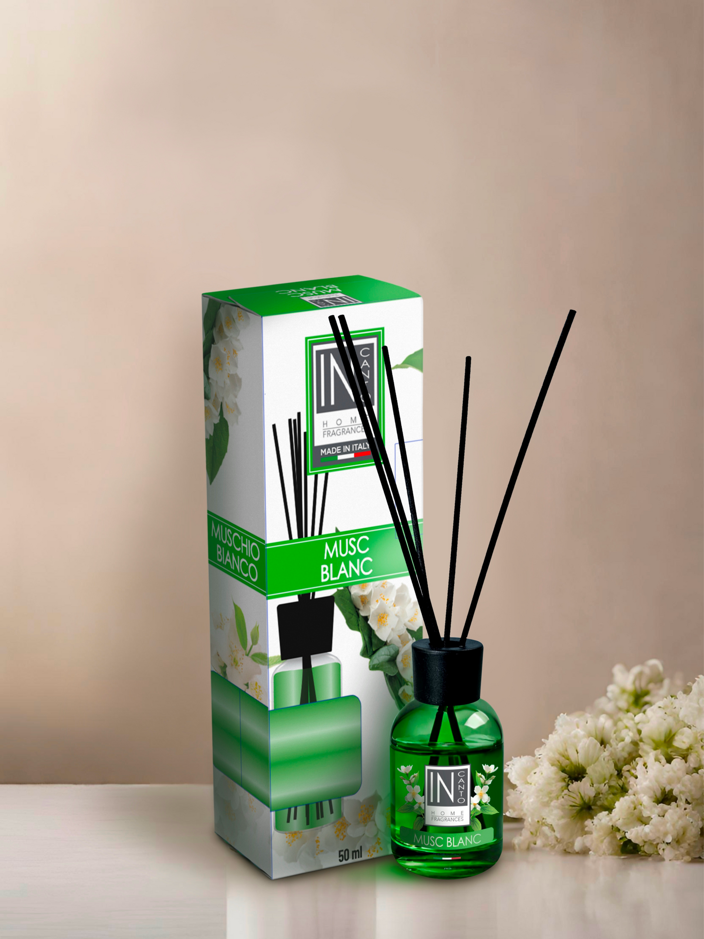 Diffuseur d'arome musc blanc In canto.