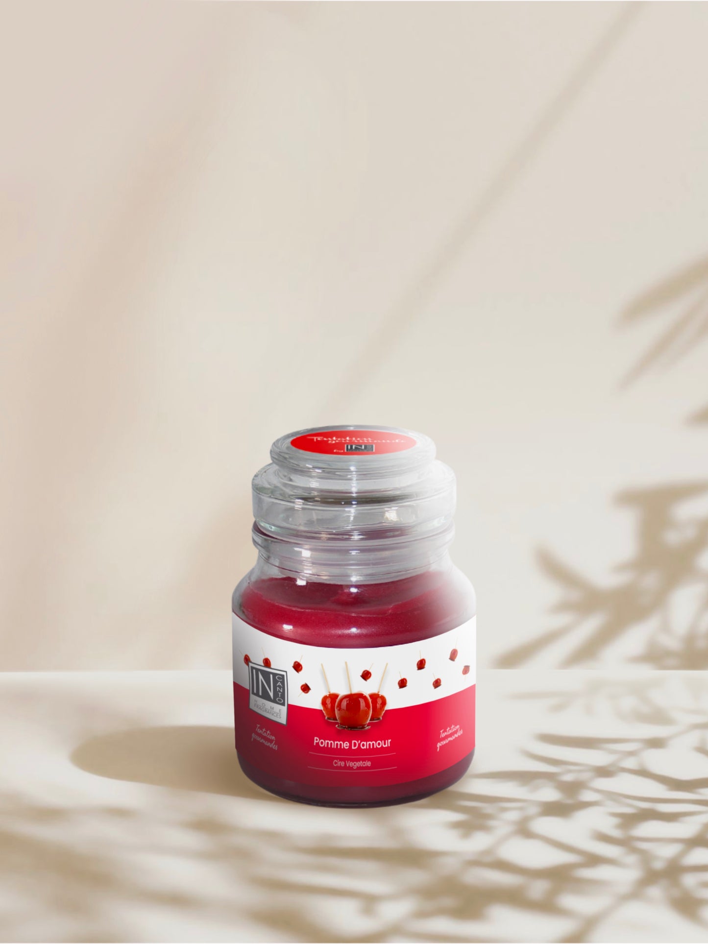 Image d'une bougie parfum pomme d'amour In canto.