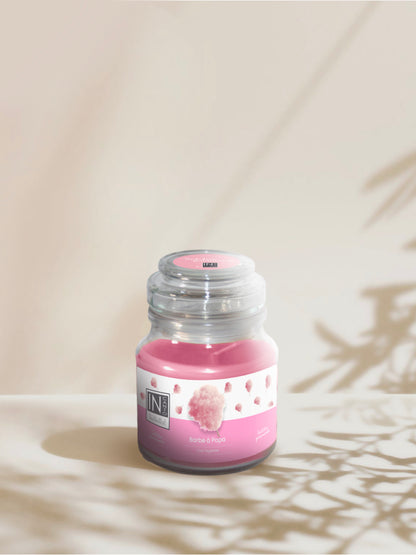 Image d'une bougie parfum barbe à papa In canto.